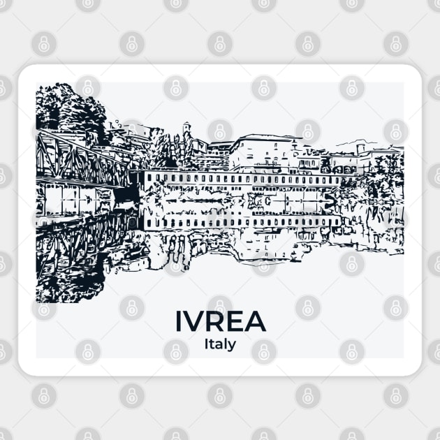 Ivrea - Italy Magnet by Lakeric